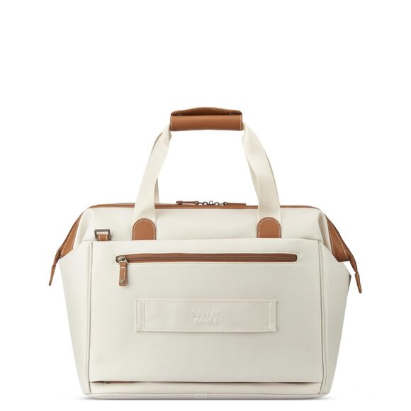 Delsey Paris 2.0 Small Weekender Travel Duffle Bag Angora Off White One Size - Picture 8 of 14